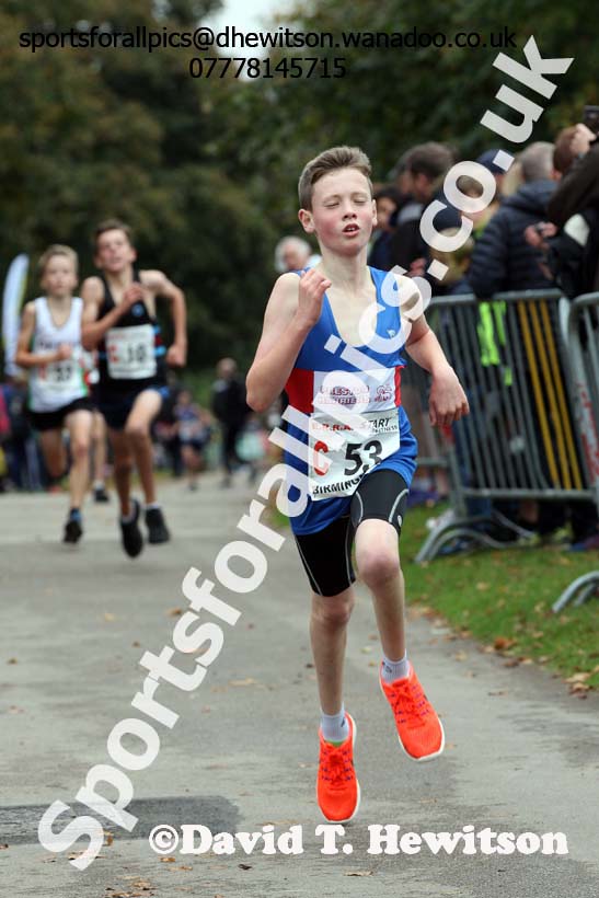 Boys under-13s ERRA Road Relays, Sutton Coldifield, Birmingham. Photo: David T. Hewitson/Sports for All Pics